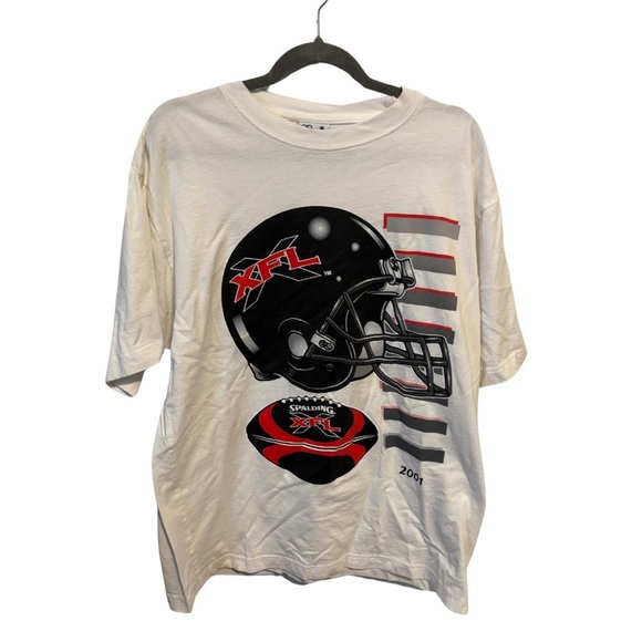 Vintage | XFL | 2001 Football Kickoff T-Shirt | Size L - Picture 1 of 4